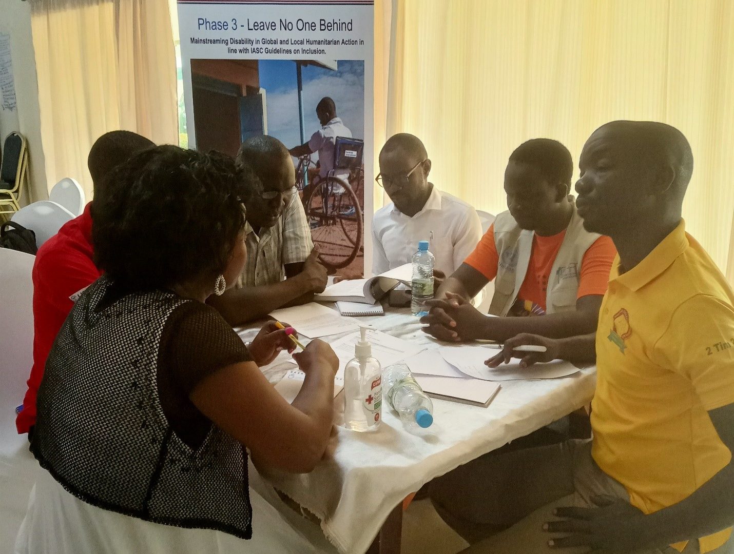 Photo of the group discussion during the RAAL Workshop South Sudan.