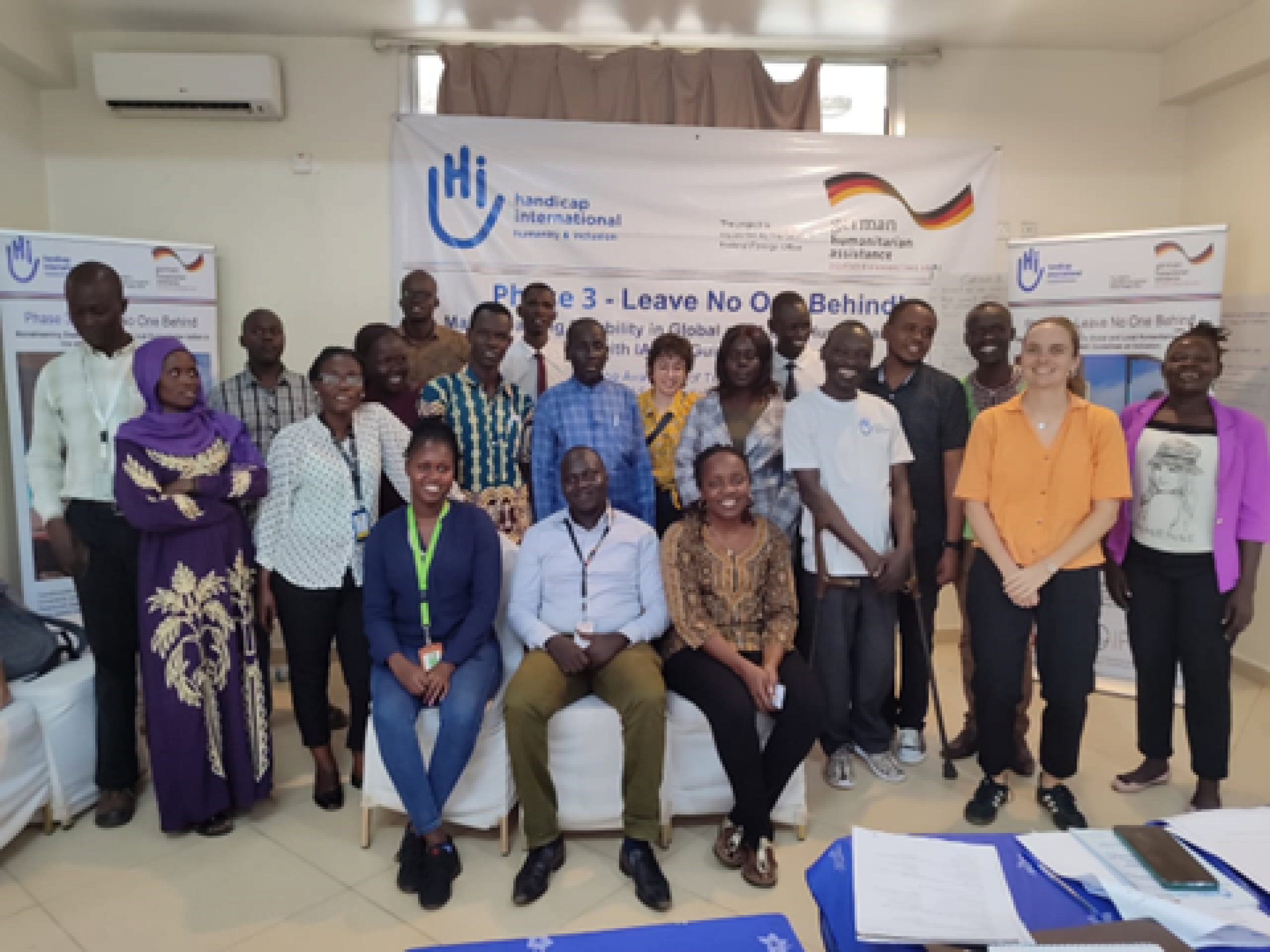 Group photo of the RAAL-workshop participant in Juba South Sudan.