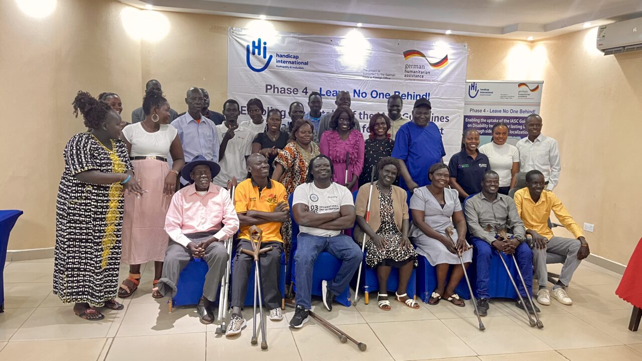 OPD members pose for a group photo during the LNOB Phase 4 launch meeting at Juba Glory Regency Hotel on 6th May 2025, Juba, South Sudan.