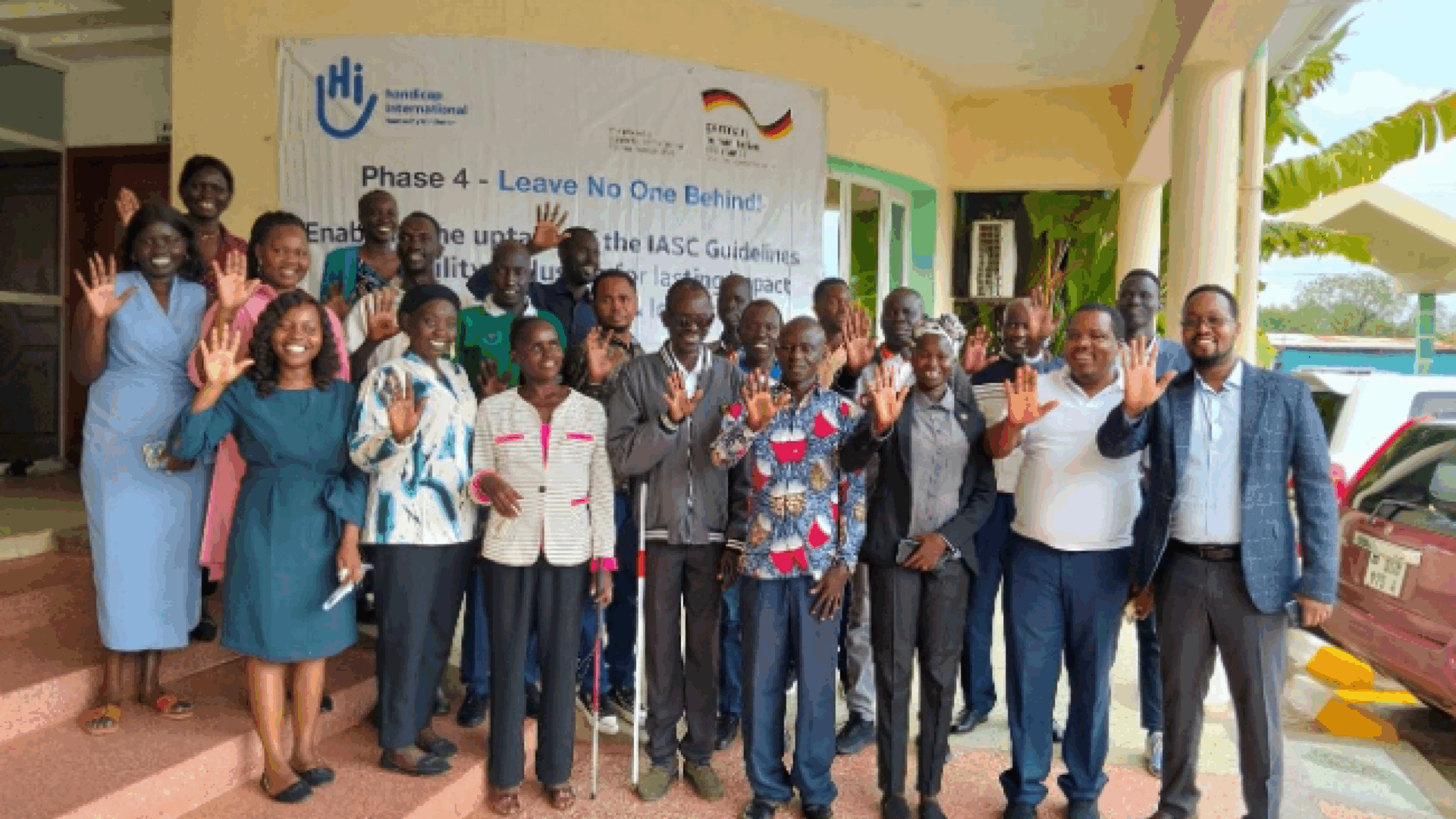 Protection participants pose for a group photo during three-day RAAL-lab training at Juba Regency hotel, Juba, South Sudan on 1st July 2025.