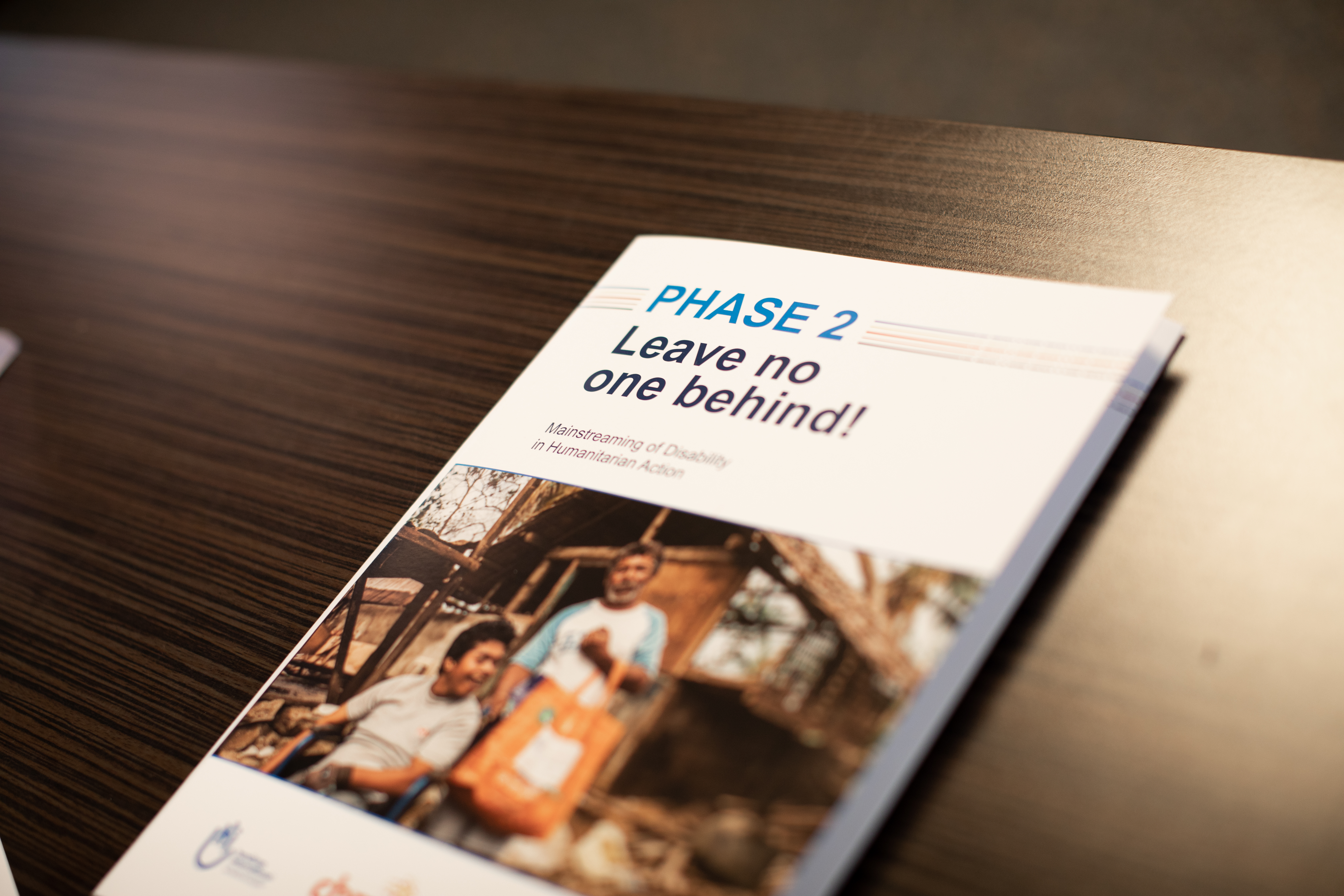 Buchcover Phase 2 - Leave no one behind! Dieses Bild zeigt eine Informationsbrochüre des Projekts