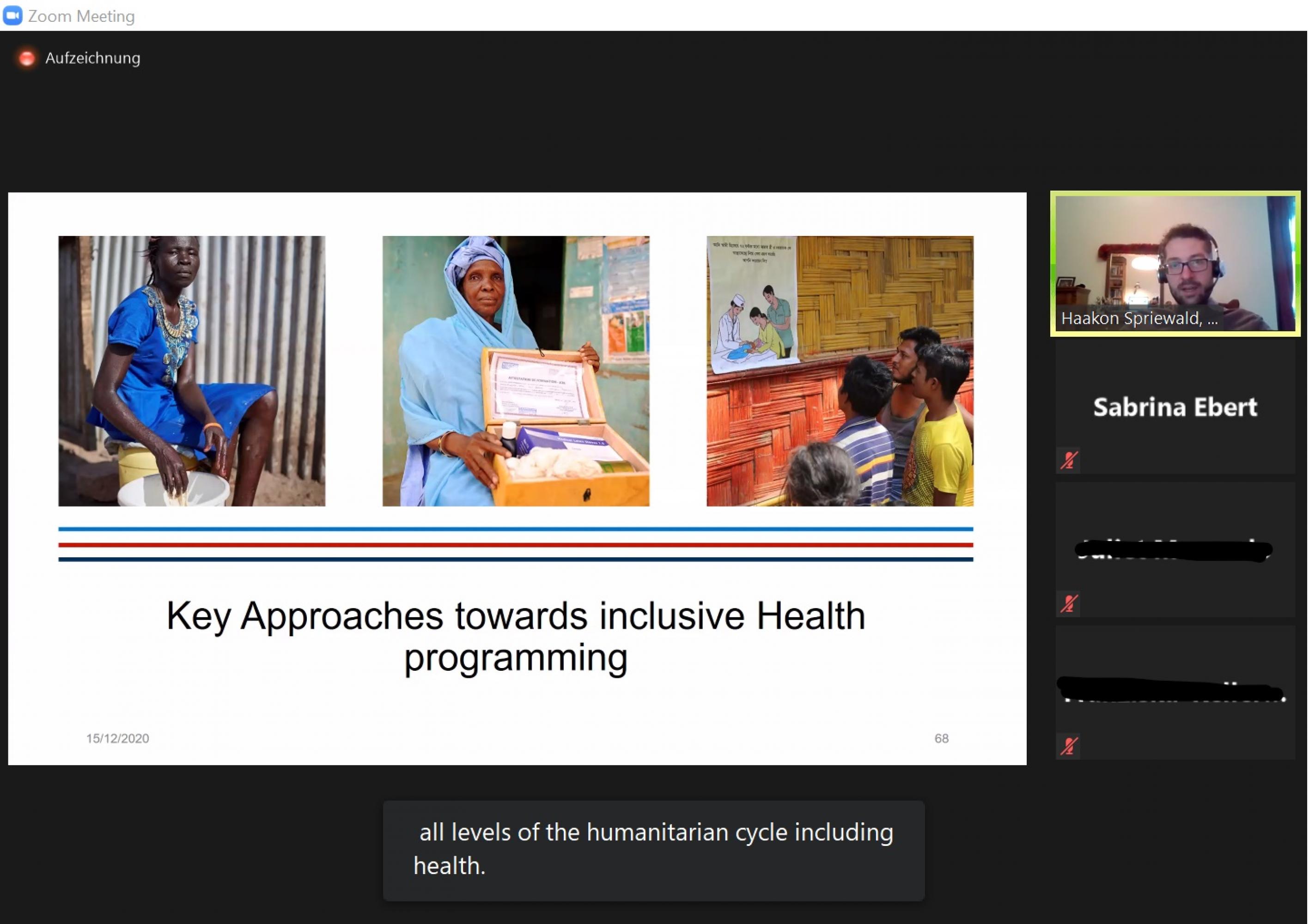 Der Screenshot zeigt eine Folie der PowerPoint Präsentation des 