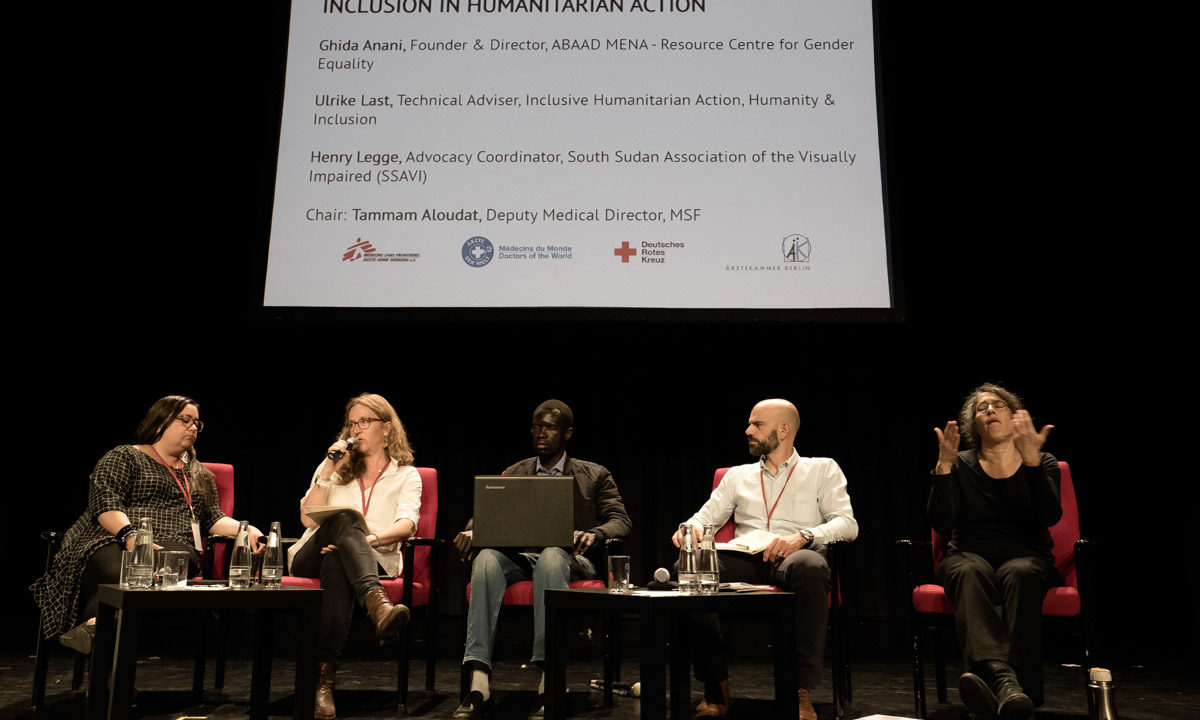 Panel discussion at the 20th Humanitarian Congress Berlin