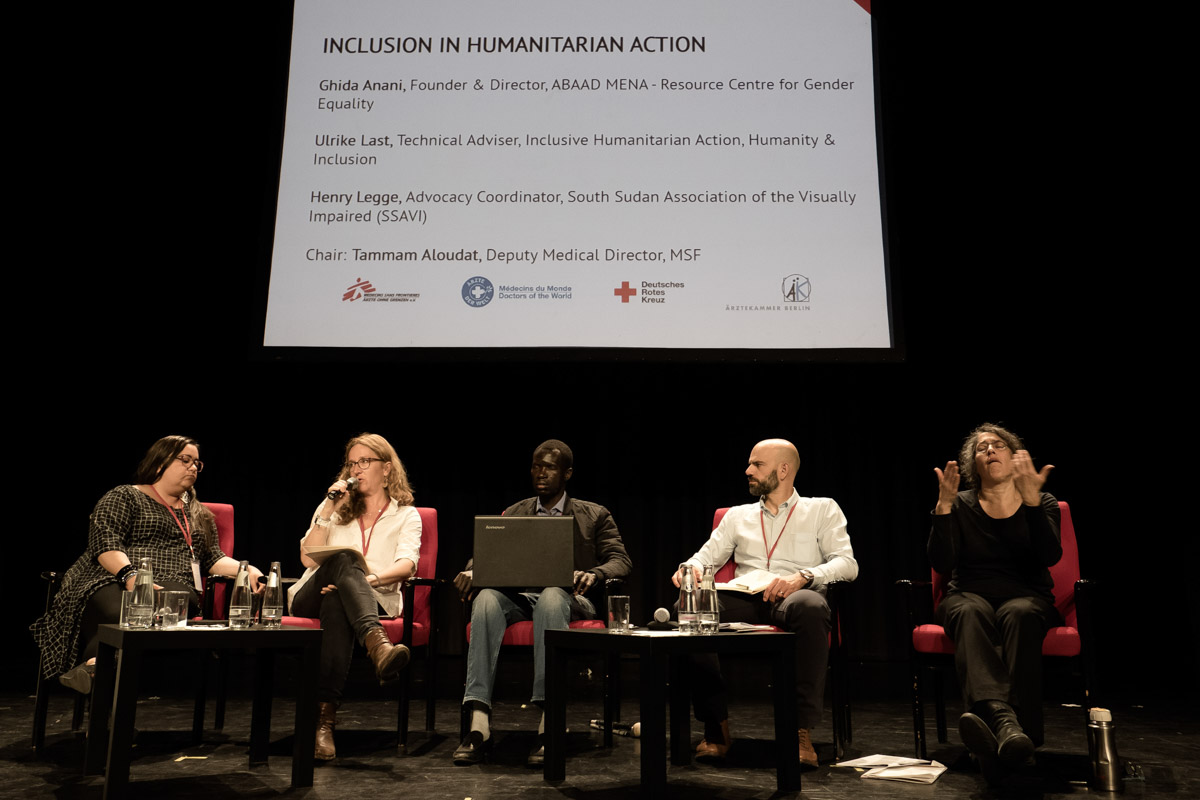 Panel discussion at the 20th Humanitarian Congress Berlin