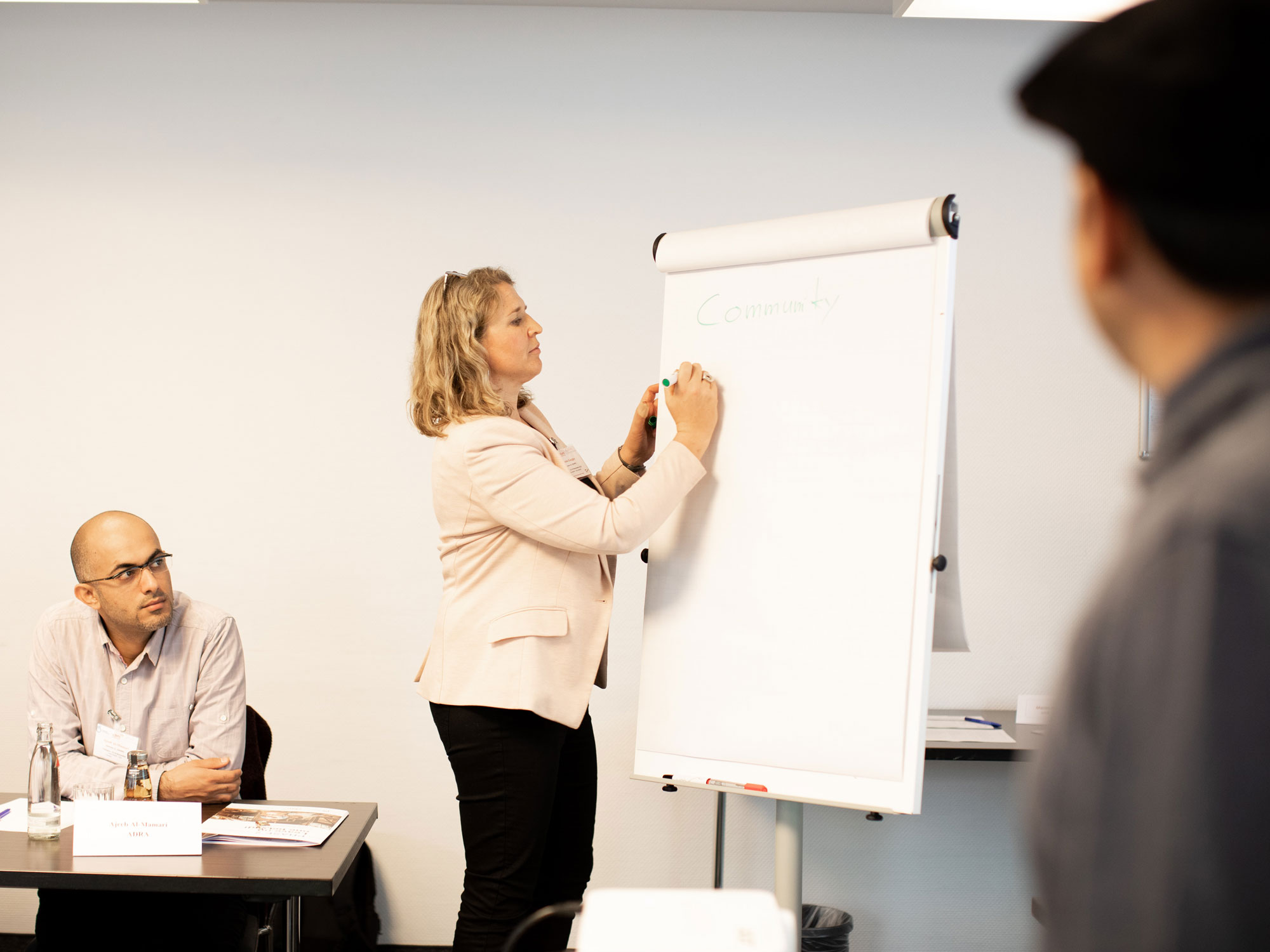 CBM Fachreferentin beim Training