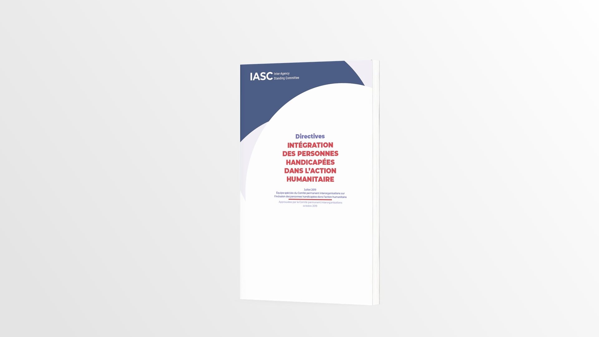 Cover of  the French IASC Guidelines