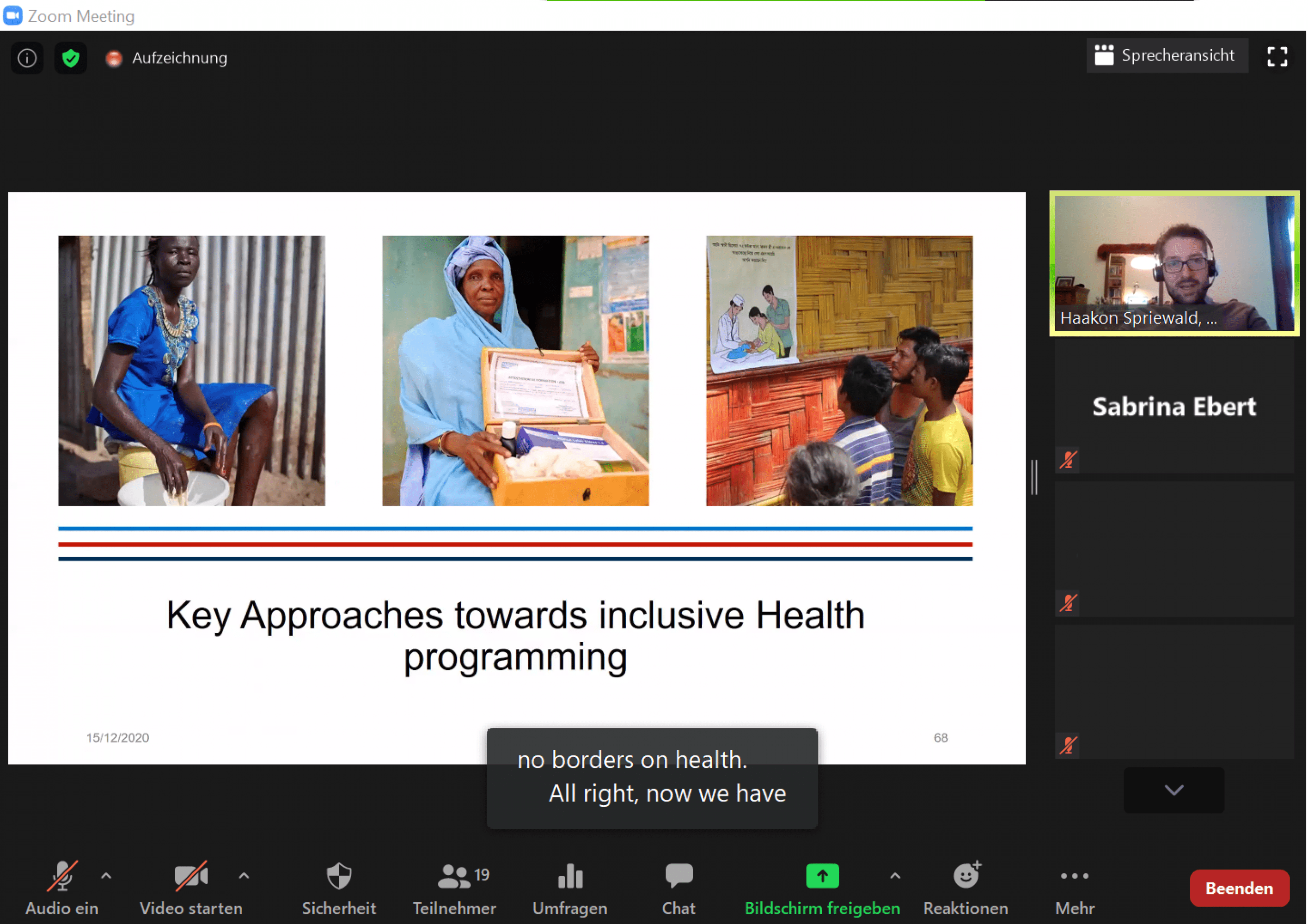 Screenshot from the online training "Disability-inclusive Primary Health Care"