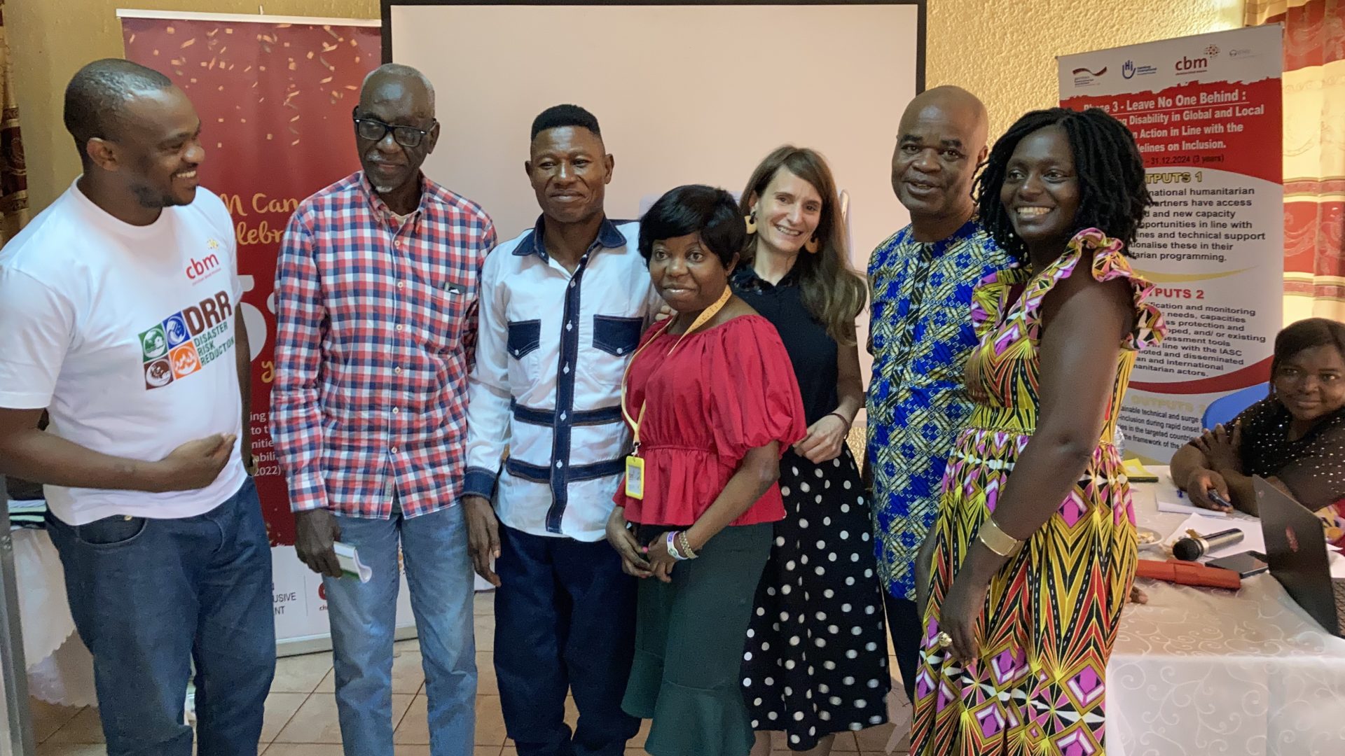 Picture of CBM Cameroon team with regional OPD-leaders.