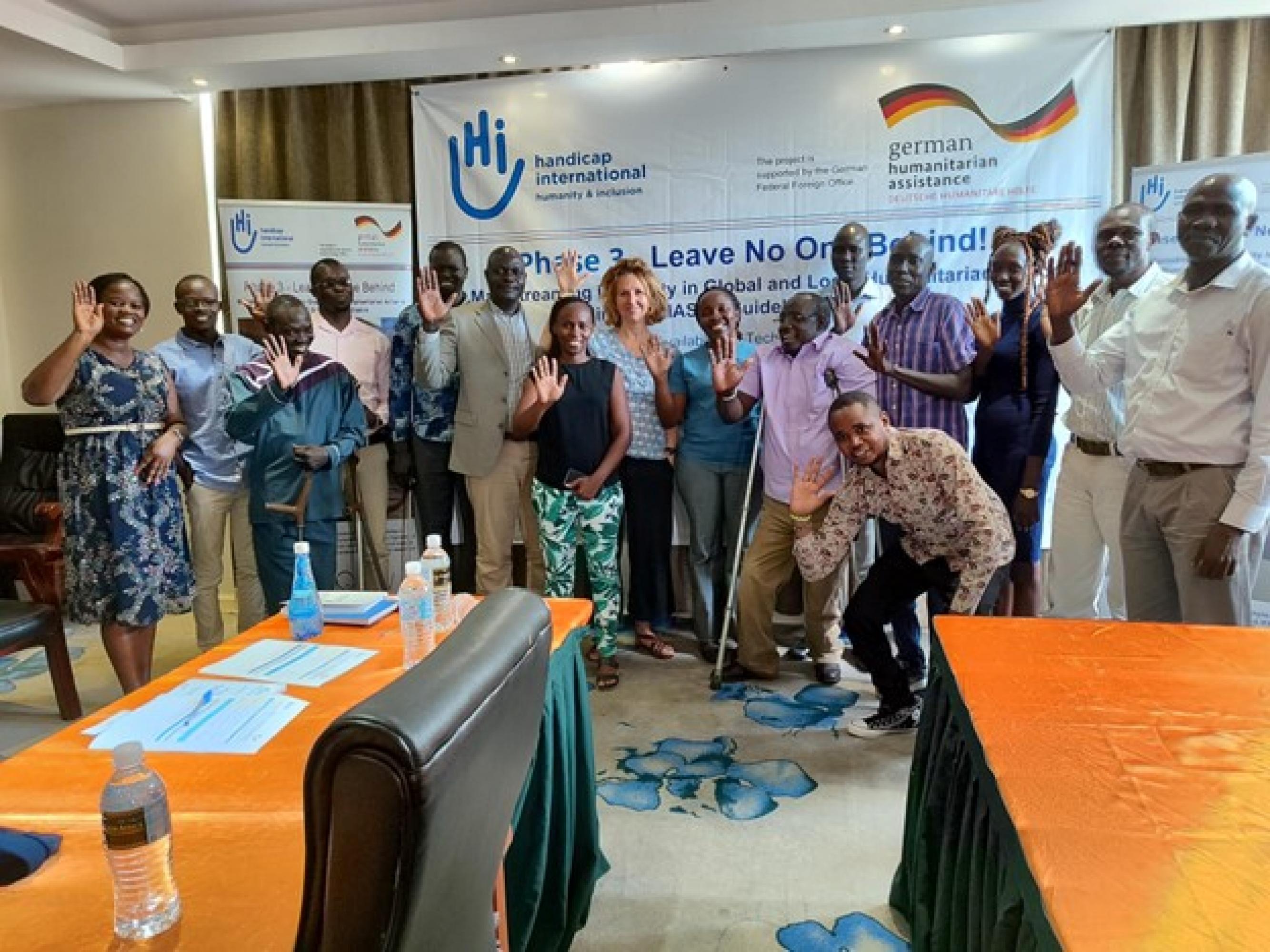 Group photo of technical support kick-off workshop in Juba.