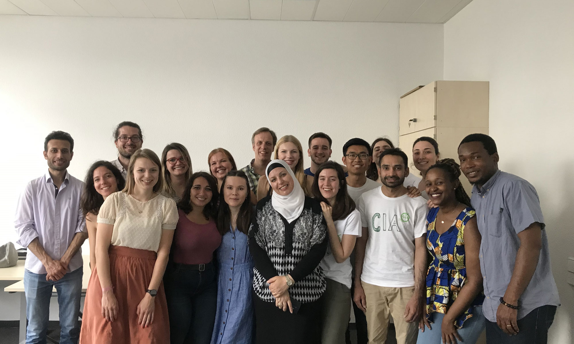 Gruppenfoto mit den Studierenden der Ruhr-Universität Bochum aus dem NOHA (Network on Humanitarian Action) Master 