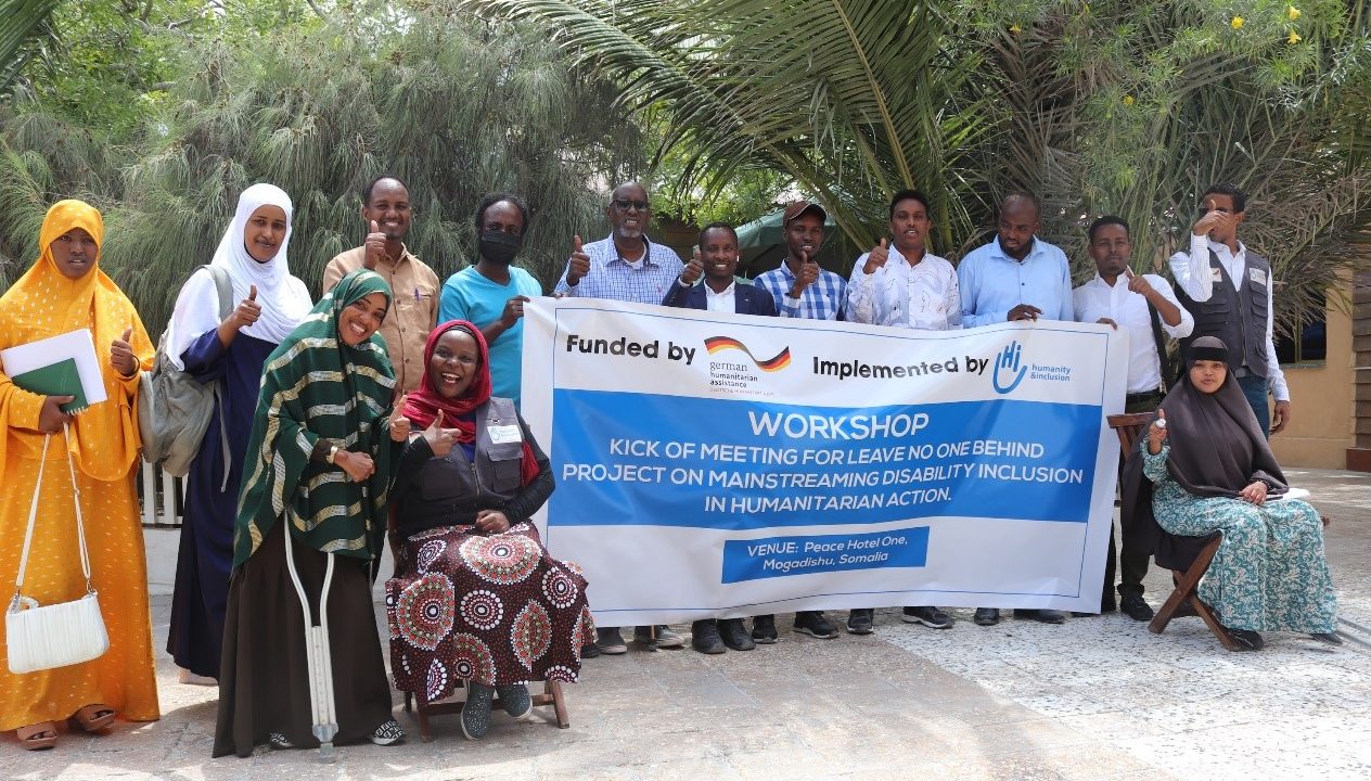 Group picture of the participants of project kick-off meeting in Mogadishu Somalia