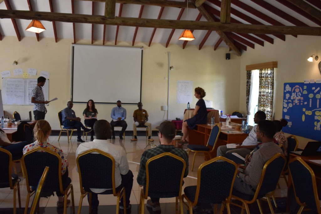 Project Team meeting in workhop in Nairobi.